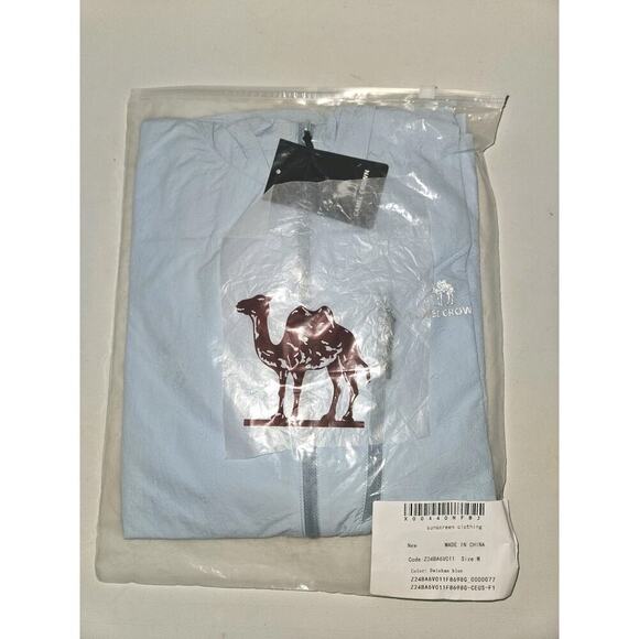 NWT CAMEL CROWN Women's Lightweight Jacket Long Sleeve Zip Up Hoodie Med - Picture 9 of 9